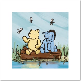 Pooh and Eeyore Posters and Art